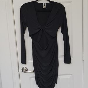 Black cut out dress size large